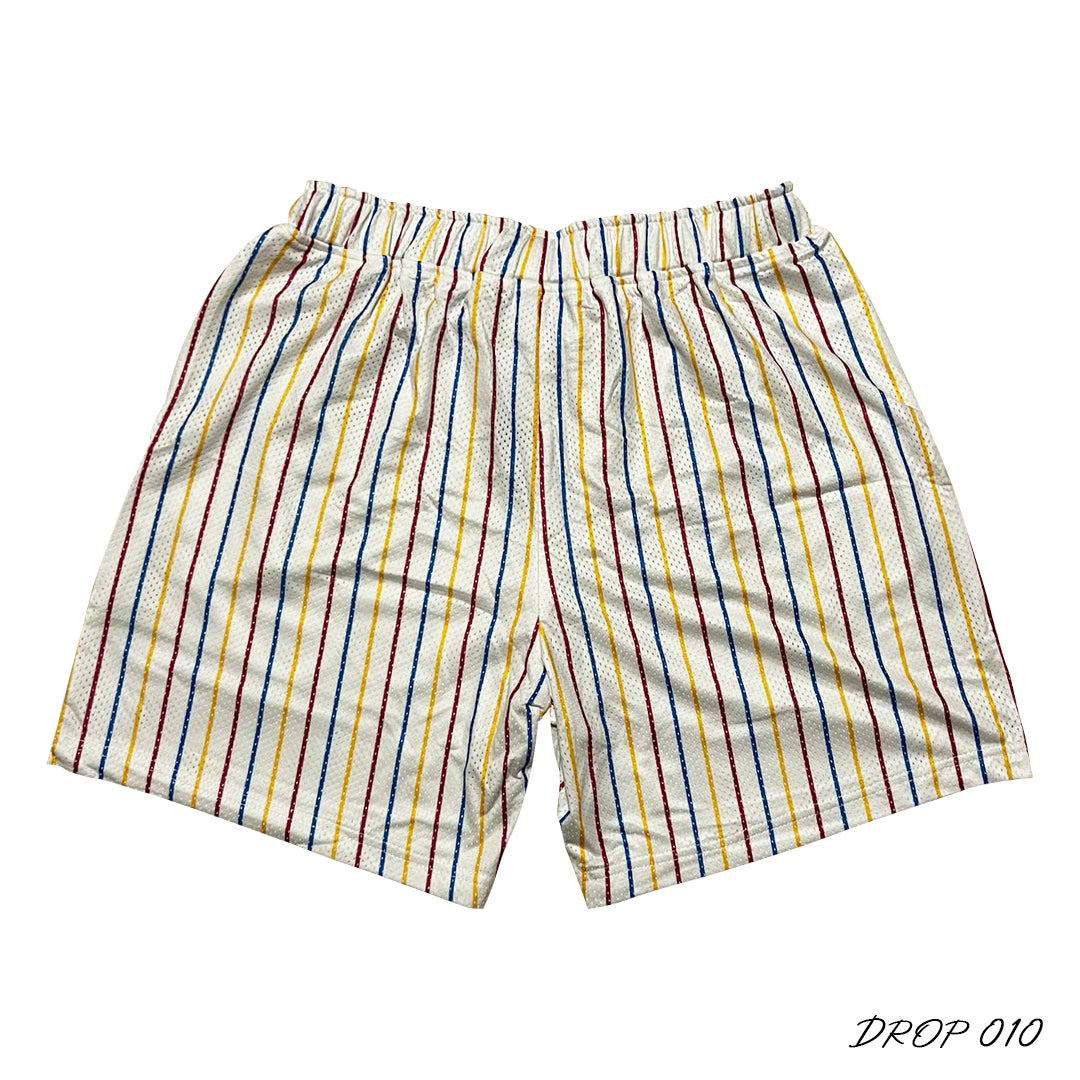 Simply Striped Mesh Shorts